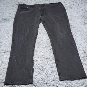 Levis 511 Jeans Mens 38x30 Black Gray Skinny Fit Straight Leg Slim Denim Stretch
